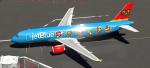FSX/P3D Airbus A320-200 jetBlue Mario and Friends livery package